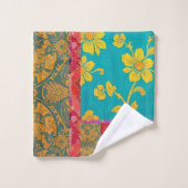 ORIENTAL Kleurrijk Groen Rood - Badhanddoek Set Bad Handdoek (Wasdoekje)