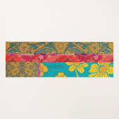 ORIENTAL Kleurrijk Groen Rood Gouden - Yoga Mat (Voorkant (horizontaal))