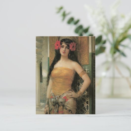 Oriental Lady Briefkaart (Staand voorkant)