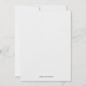 Oriental Lantern Chinese Charm B-day Party Invite Kaart (Achterkant)