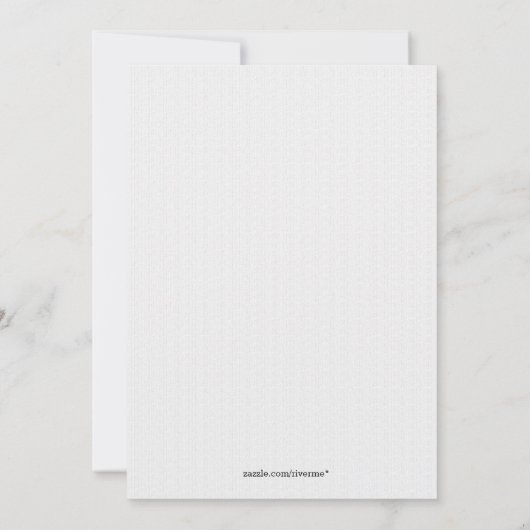 Oriental Lantern Chinese Charm B-day Party Invite Kaart (Achterkant)