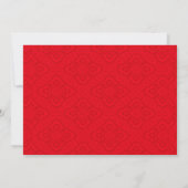 Oriental Lantern Longevity Birthday Party Invite Kaart (Achterkant)