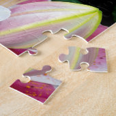 Oriental Lily Closeup in Full Bloom Legpuzzel (Zijkant)