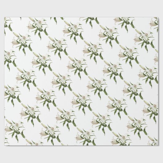 Oriental Lily - Siberia Cadeaupapier (Vlak)