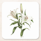 Oriental Lily - Siberia Kartonnen Onderzetters (Voorkant)