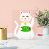 Oriental Lucky Cat Acryl Bord (Huwelijk)