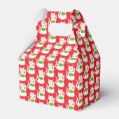 Oriental Lucky Cat Custom New Year Bedankdoosjes (Achterkant)