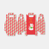 Oriental Lucky Cat Custom New Year Bedankdoosjes (Uitgevouwen)
