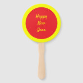 Oriental Lucky Cat Custom New Year Handwaaier (Achterkant)