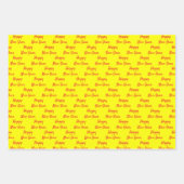 Oriental Lucky Cat Custom New Year Inpakpapier Vel (Voorkant 2)