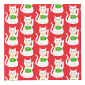 Oriental Lucky Cat Custom Photo Upload Kubus (Rechts)