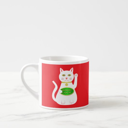 Oriental Lucky Cat Espresso Kop (Links)