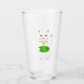 Oriental Lucky Cat Glas (Voorkant)