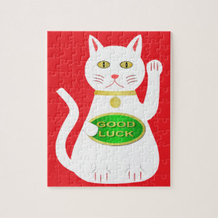 Oriental Lucky Cat Legpuzzel