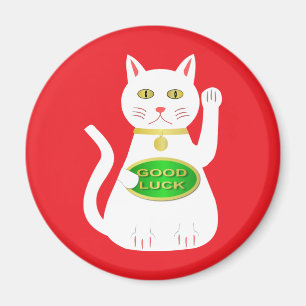 Oriental Lucky Cat Magneet