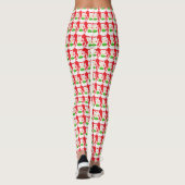 Oriental Lucky Cat Patterned Leggings (Achterkant)