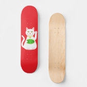 Oriental Lucky Cat Persoonlijk Skateboard (Voorkant)