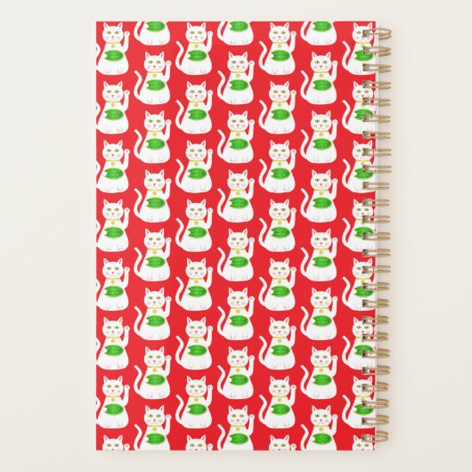 Oriental Lucky Cat Planner (Achterkant)