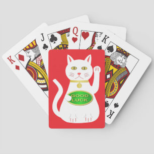 Oriental Lucky Cat Pokerkaarten