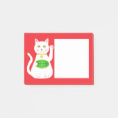 Oriental Lucky Cat Post-it® Notes (Voorkant)