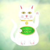 Oriental Lucky Cat Shaped Raamsticker (Vel 3)