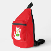 Oriental Lucky Cat Sling Bag (Rechterhoek)