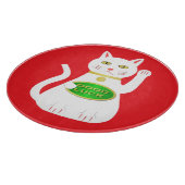 Oriental Lucky Cat Snijplank (Hoek)