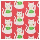 Oriental Lucky Cat Stof (Swatch)