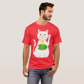 Oriental Lucky Cat T-shirt (Voorkant volledig)