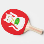 Oriental Lucky Cat Tafeltennisbatje (Zijkant)
