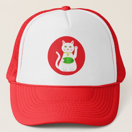 Oriental Lucky Cat Trucker Pet (Voorkant)