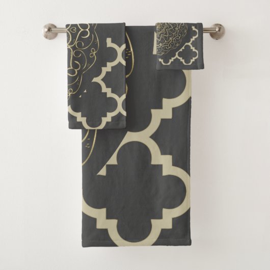 Oriental Mandala - Bathtowel Set Bad Handdoek (Insitu)