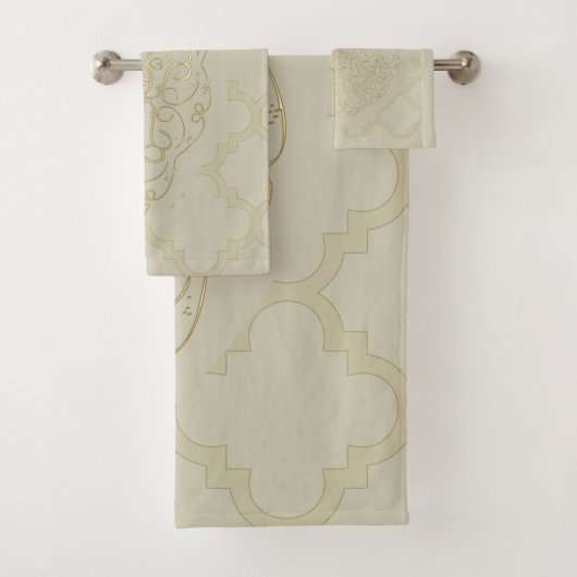 Oriental Mandala - Bathtowel Set Bad Handdoek (Insitu)