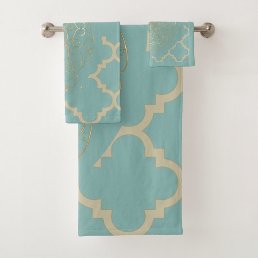 Oriental Mandala - Bathtowel Set Bad Handdoek (Insitu)