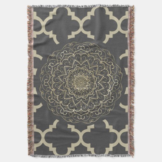 Oriental Mandala - Blanket Deken (Voorkant Verticaal)