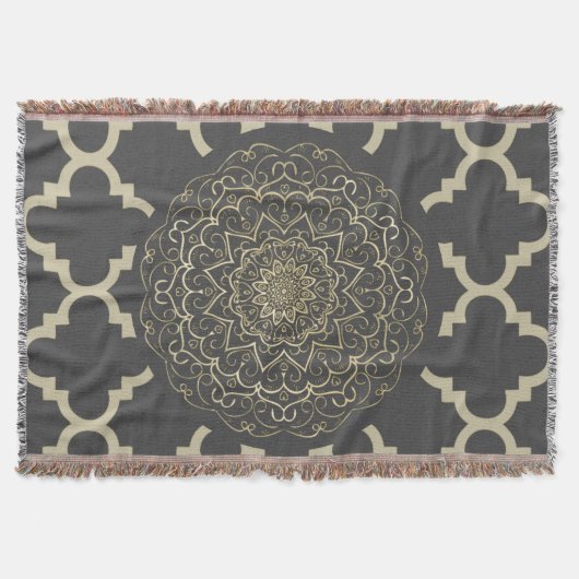 Oriental Mandala - Blanket Deken (Voorkant)