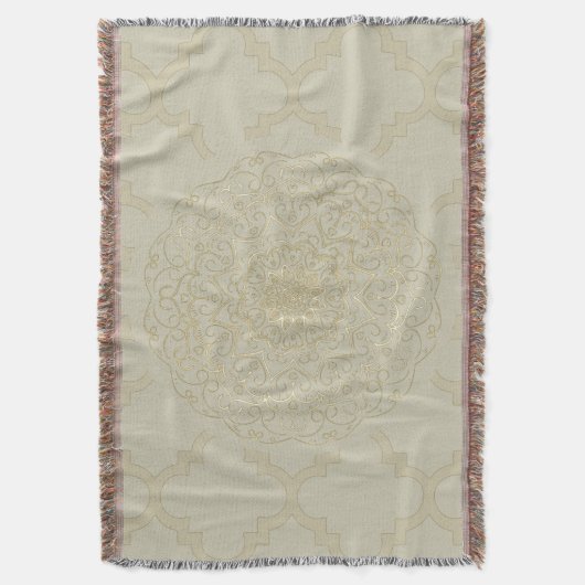 Oriental Mandala - Blanket Deken (Voorkant Verticaal)