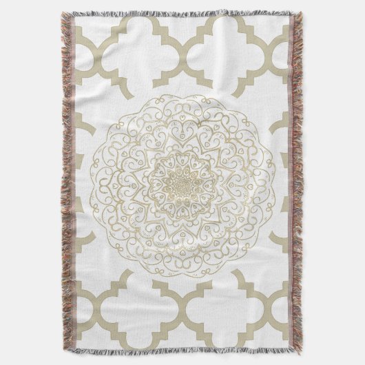 Oriental Mandala - Blanket Deken (Voorkant Verticaal)