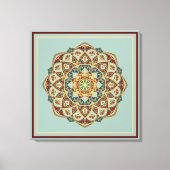 Oriental Mandala - Ingewikkeld Canvas (Voorkant)