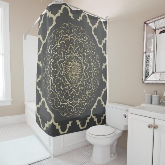Oriental Mandala - Shower Curtain Douchegordijn (In situ)