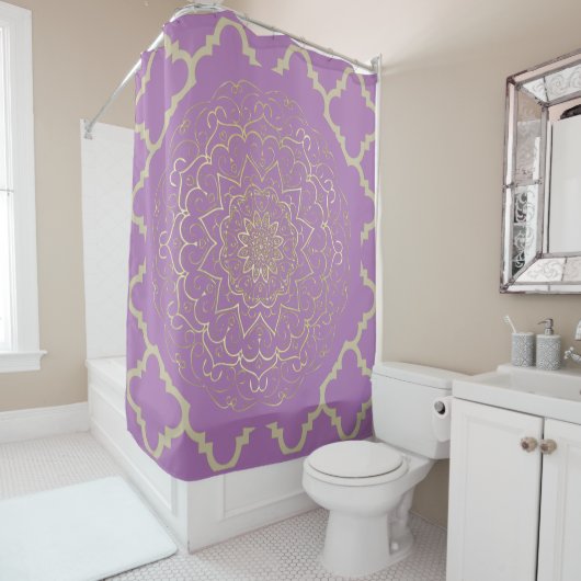 Oriental Mandala - Shower Curtain Douchegordijn (In situ)