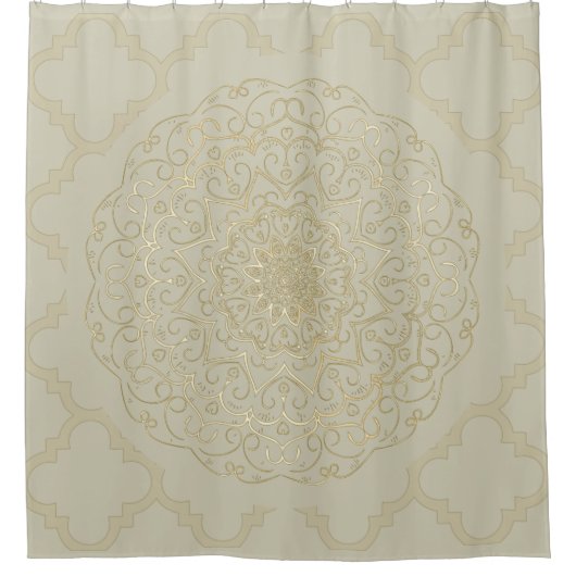 Oriental Mandala - Shower Curtain Douchegordijn (Voorkant)