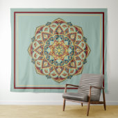 Oriental Mandala - Tapestry Wandkleed (In Situ (horizontaal))