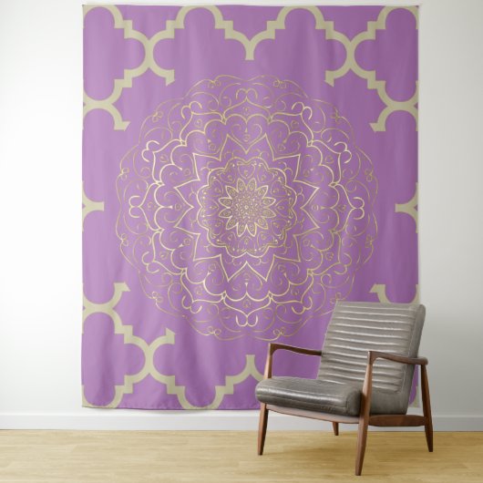 Oriental Mandala - Tapestry Wandkleed (In situ)