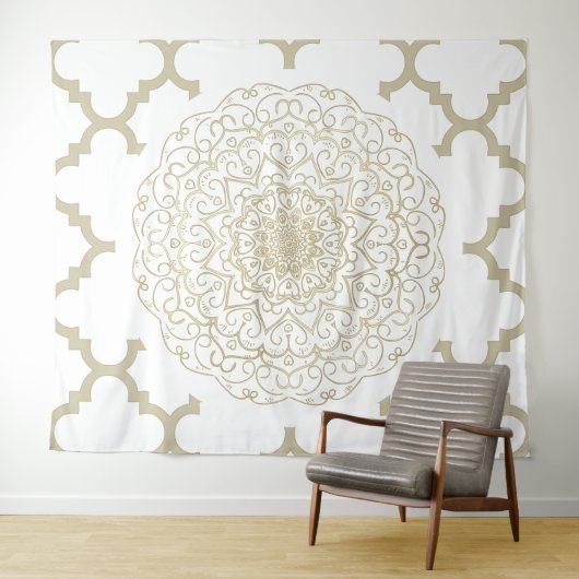 Oriental Mandala - Tapestry Wandkleed (In Situ (horizontaal))