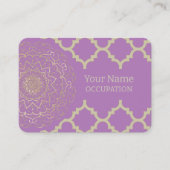 Oriental Mandala - Visitekaartje (Voorkant)