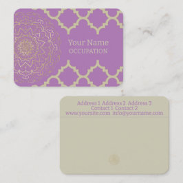 Oriental Mandala - Visitekaartje