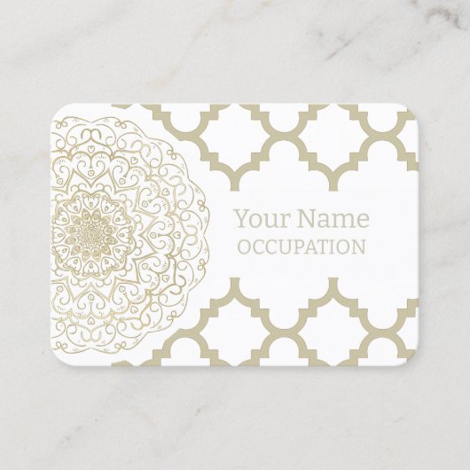 Oriental Mandala - Visitekaartje (Voorkant)