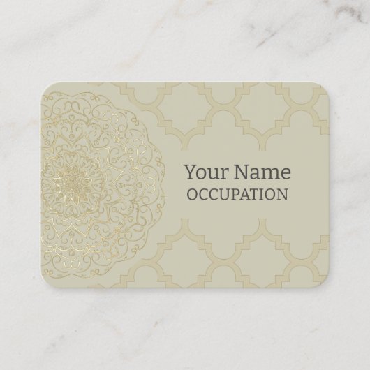 Oriental Mandala - Visitekaartje (Voorkant)