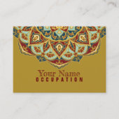 Oriental Mandala - Visitekaartje (Voorkant)